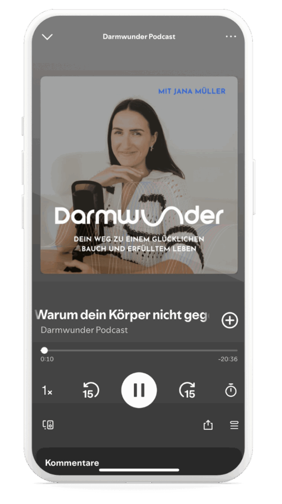 Probleme mit der Verdauung erklärt von Jana Müller im Darmwunder Podcast